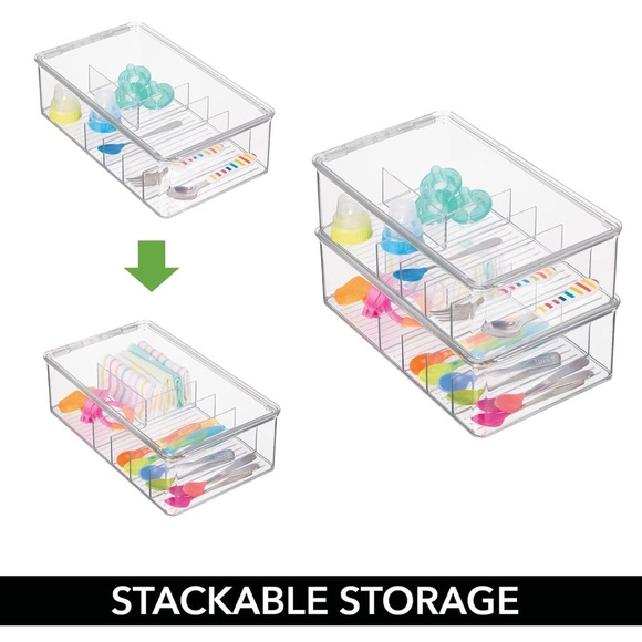 Clear Stackable Storage Organizer - Picture 5 of 8